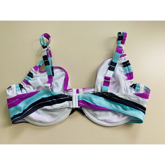 S. Oliver Bikini Top Multicolor Underwired Bra 40DDD Swimsuit Top Only - Picture 2 of 7